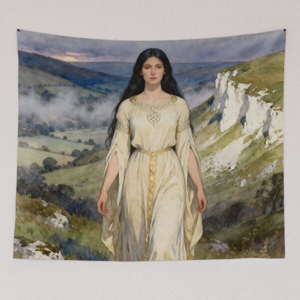 Item preview, Lady of Coldean – Goddess of the Quiet Valley designed and sold by SoniaSarkali.