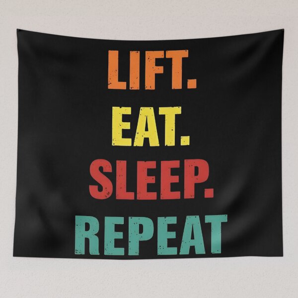 Item preview, Lift, Eat, Sleep, Repeat designed and sold by Haji  Kamora.