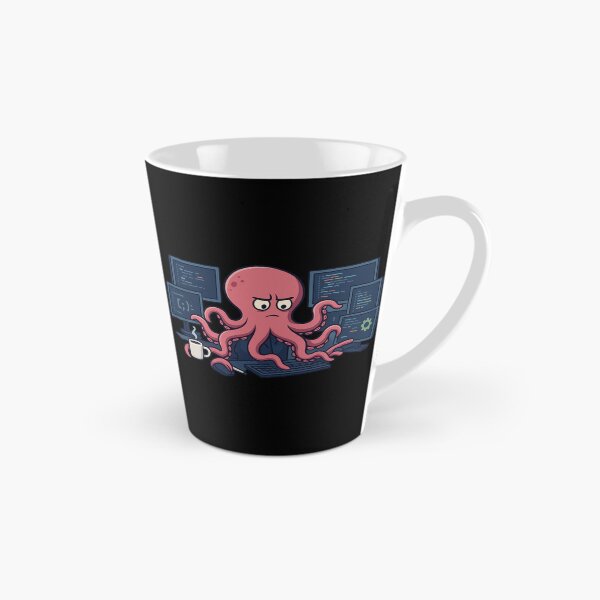 Item preview, I've become an octopus from too many tasks – a humorous and familiar design for programmers and tech enthusiasts designed and sold by Ach&Koor.