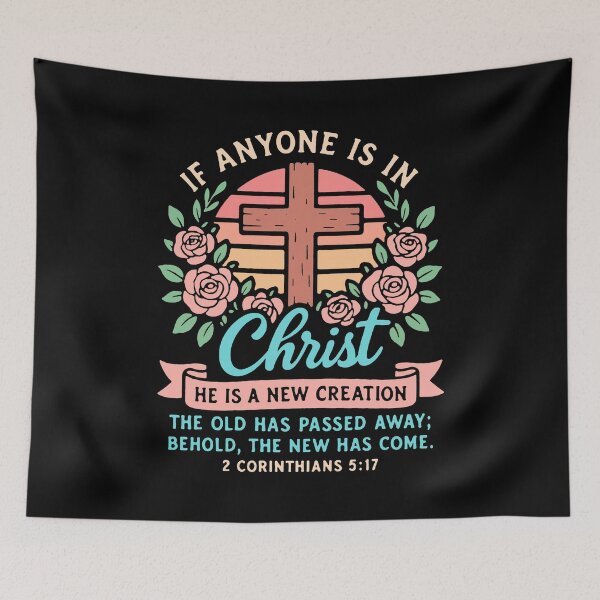 Item preview, 2 Corinthians 5:17 If Anyone is in Christ He is a New Creation designed and sold by plushism.