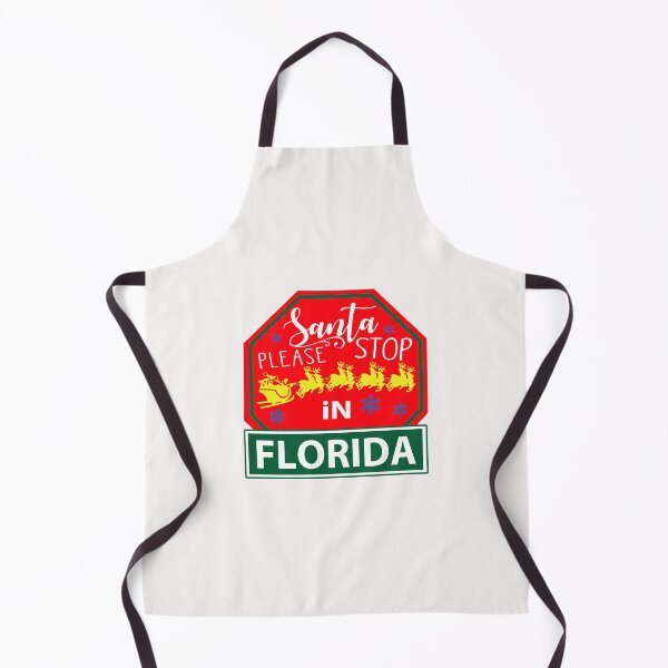 Item preview, Santa Please Stop In Florida; USA; Christmas; designed and sold by StickerApe.