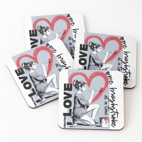 Item preview, Creating LOVE - One brushstroke at a time designed and sold by Concept-Hub.