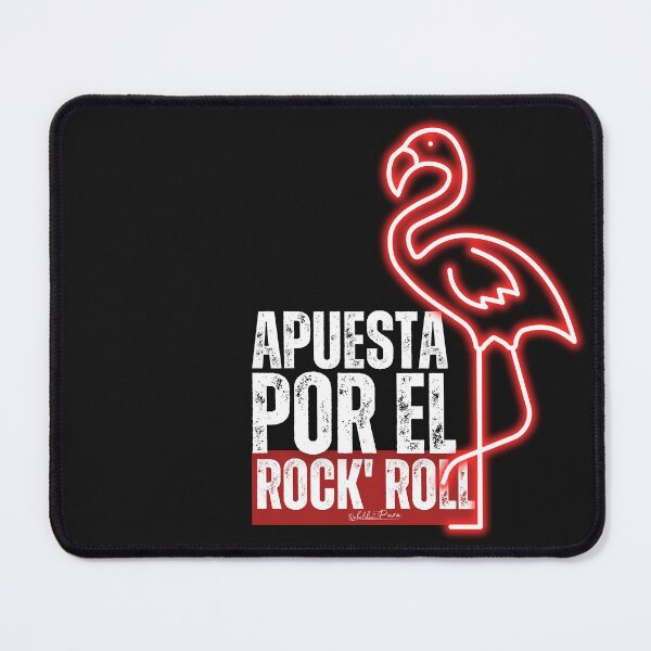 Item preview, Spanish phrase: Bet on rock and roll with red flamenco. designed and sold by Rebeldía Pura.