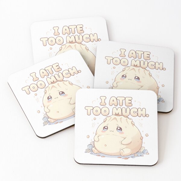 Item preview, I Ate Too Much – Cute Dumpling Kaiju of Destruction designed and sold by Snackwear Apparel.
