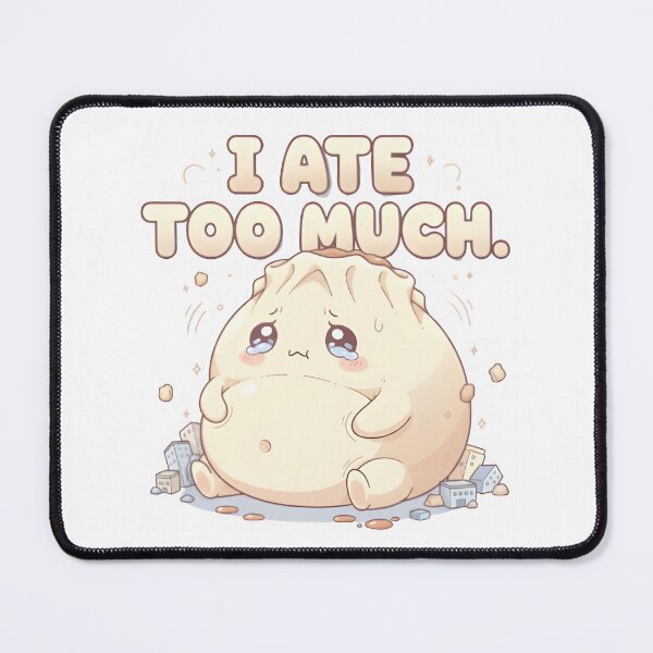 Item preview, I Ate Too Much – Cute Dumpling Kaiju of Destruction designed and sold by Snackwear Apparel.