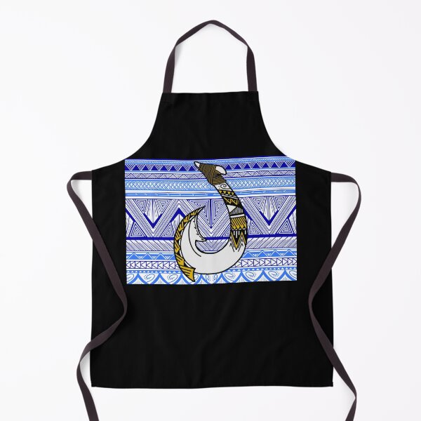 Item preview, Tribal Gray Hook with Tribal Blue Background designed and sold by Steeb757.