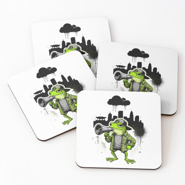 Item preview, Portland Protest Frogs – Free Speech &retro graphic designed and sold by w66aboo.