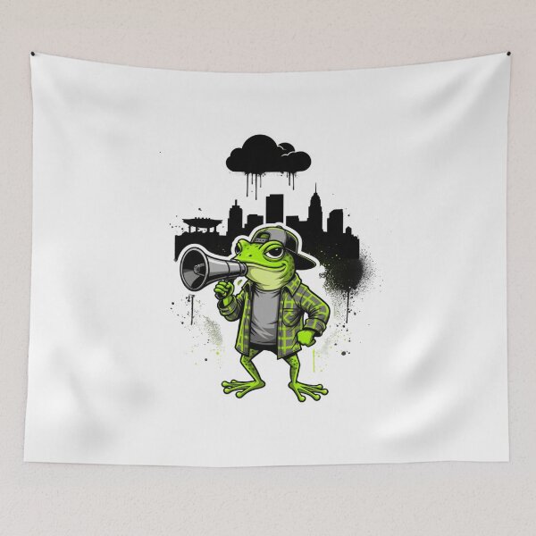 Item preview, Portland Protest Frogs – Free Speech &retro graphic designed and sold by w66aboo.