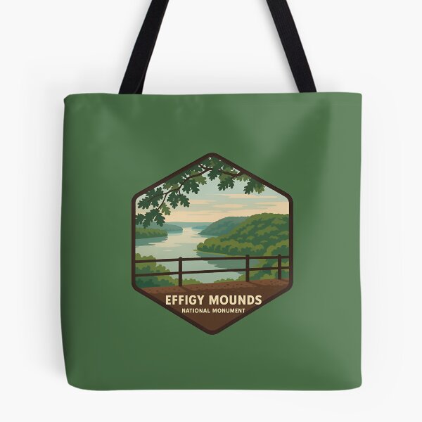 Item preview,  Effigy Mounds National Monument  designed and sold by Broken Antler Designs .