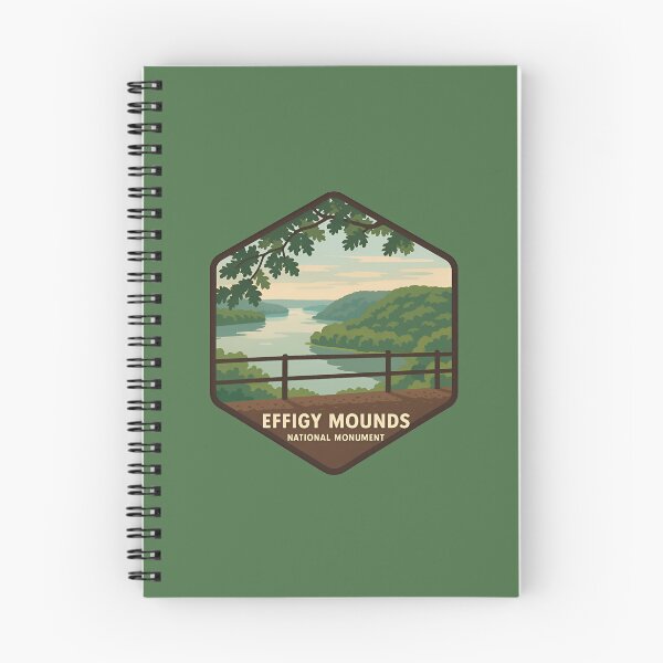 Item preview,  Effigy Mounds National Monument  designed and sold by Broken Antler Designs .