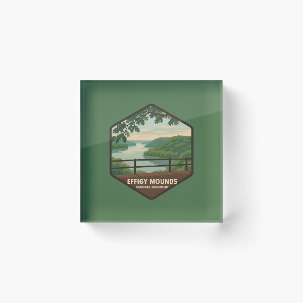 Item preview,  Effigy Mounds National Monument  designed and sold by Broken Antler Designs .
