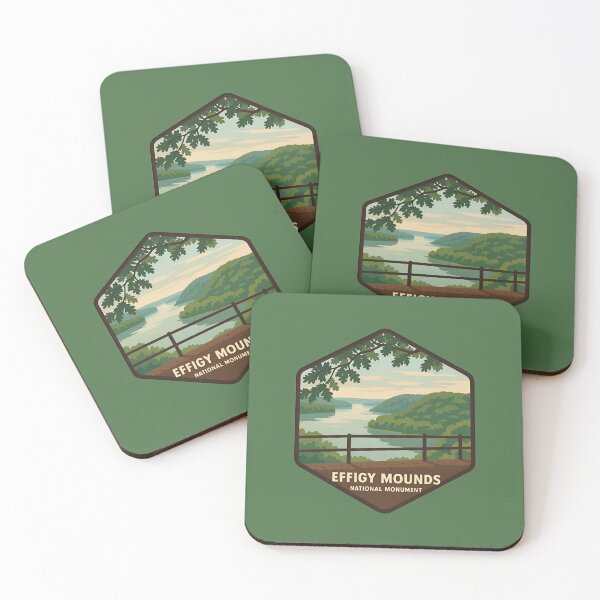 Item preview,  Effigy Mounds National Monument  designed and sold by Broken Antler Designs .