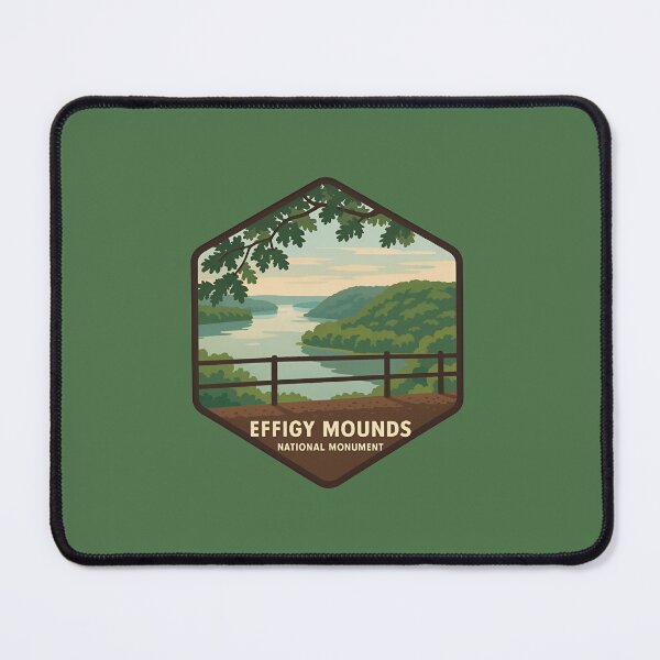 Item preview,  Effigy Mounds National Monument  designed and sold by Broken Antler Designs .