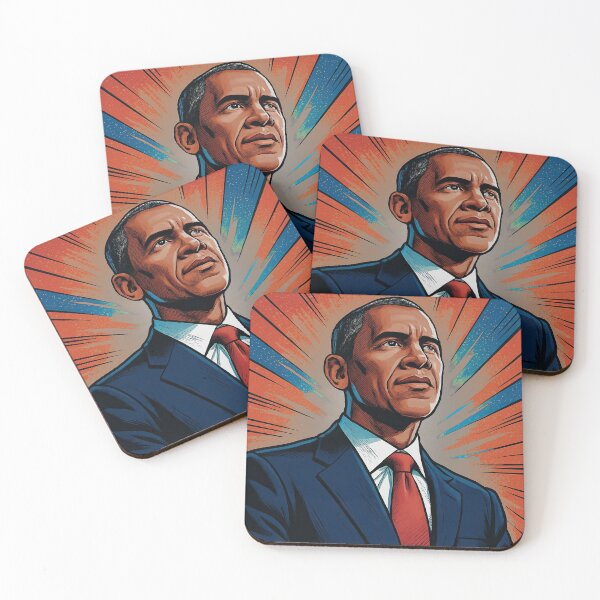 Item preview, Barack Obama, leader | Comics style - Cartoon designed and sold by ComicsFactory.