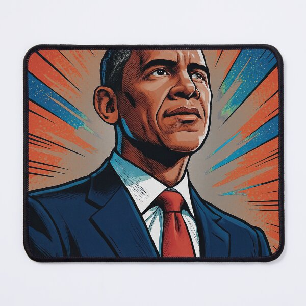 Item preview, Barack Obama, leader | Comics style - Cartoon designed and sold by ComicsFactory.