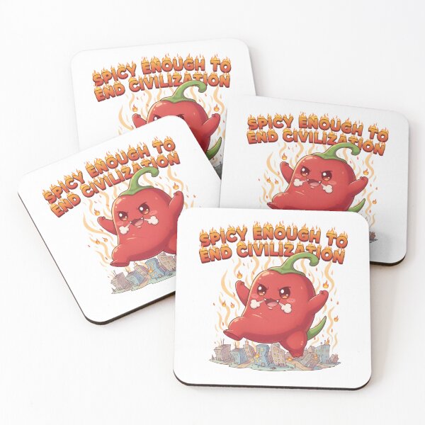 Item preview, Spicy Enough to End Civilization designed and sold by Snackwear Apparel.