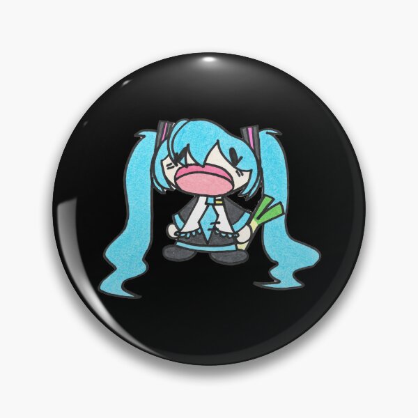 Item preview, Funny Chibi Expression Of Hatsune Miku Sitting designed and sold by thedgareky.