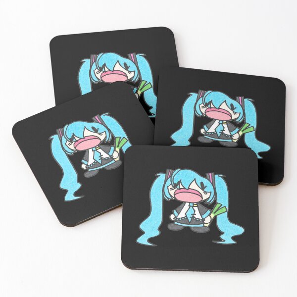 Item preview, Funny Chibi Expression Of Hatsune Miku Sitting designed and sold by thedgareky.