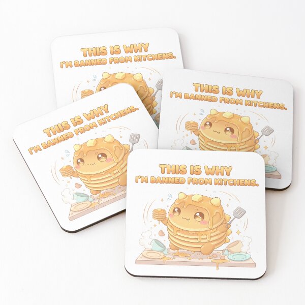 Item preview, This Is Why I’m Banned From Kitchens – Cute Food Kaiju Chaos designed and sold by Snackwear Apparel.
