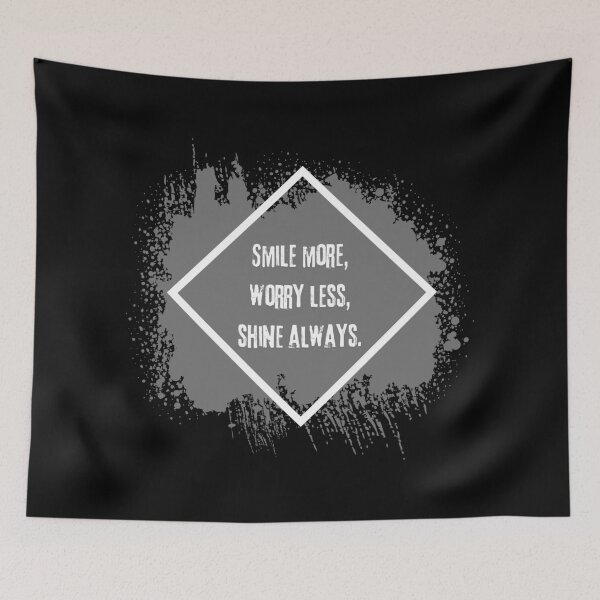 Item preview, Smile more, worry less, shine always and let your light speak for itself designed and sold by THEVONZA.
