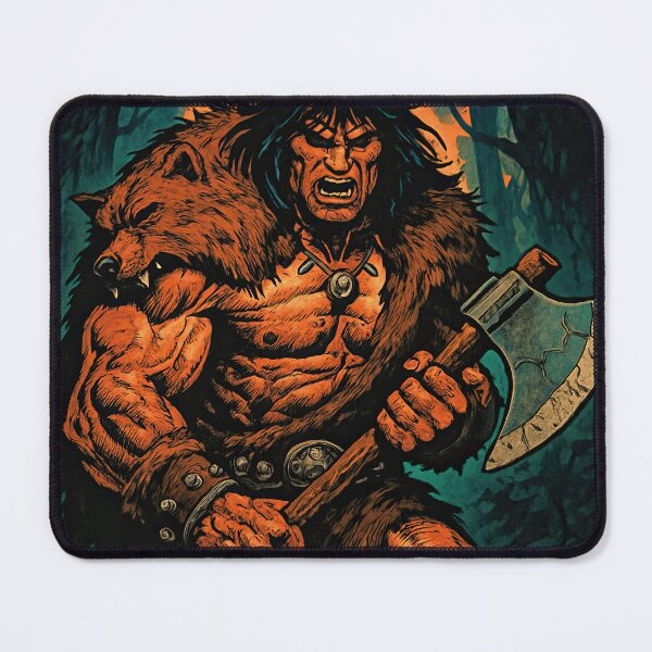 Item preview, Barbarian | Comics style - Cartoon designed and sold by ComicsFactory.