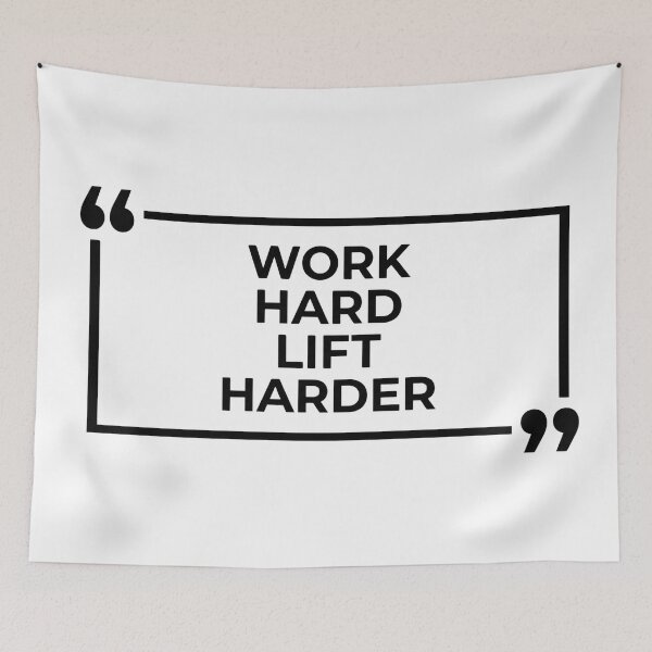 Item preview, Work Hard Lift Harder designed and sold by Haji  Kamora.