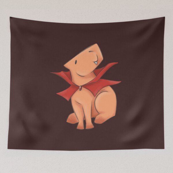 Item preview, The Vampire Count Capybara designed and sold by marley-seraph.