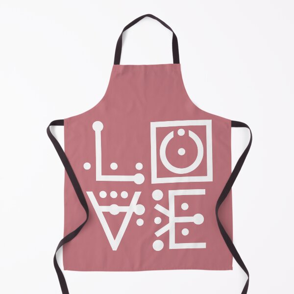 Item preview, LOVE Geometric Dot Design with Abstract Typography on Pink Background designed and sold by SplashTastic.