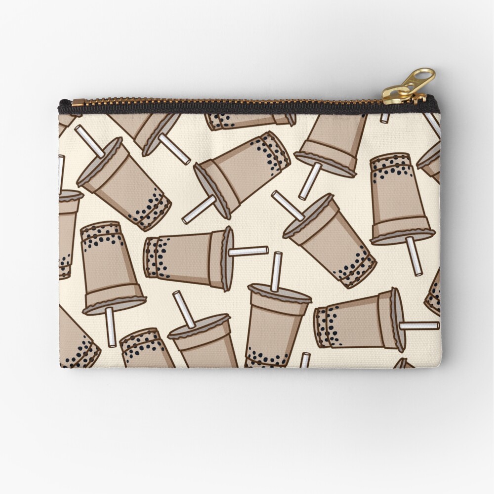 Bubble Tea Zipper Pouch