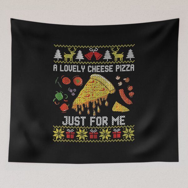 Item preview, A Lovely Cheese Pizza Just For Me Alone Home Christmas Xmas  designed and sold by gajorotoru.