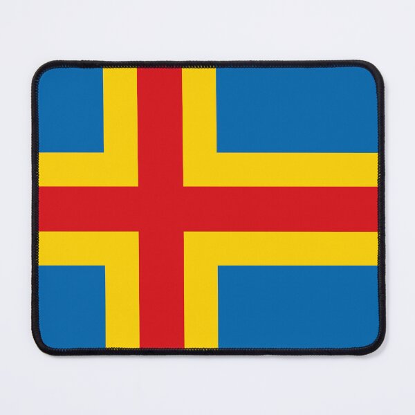 Item preview, Åland Islands National Flag Minimal Design designed and sold by NTGUILTY.