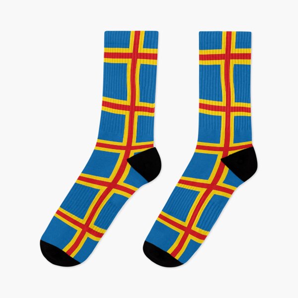 Item preview, Åland Islands National Flag Minimal Design designed and sold by NTGUILTY.