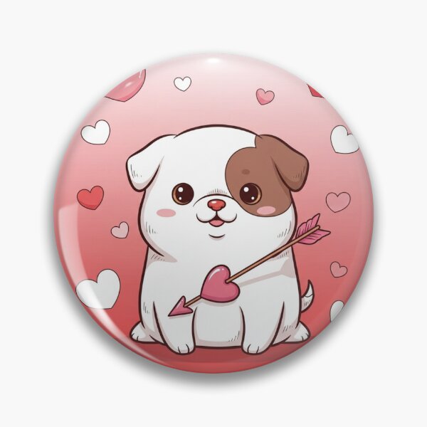 Item preview, Puppy Struck by Love designed and sold by PetJoyPrintsCO.