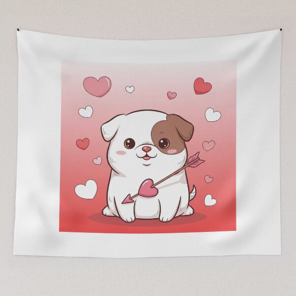 Item preview, Puppy Struck by Love designed and sold by PetJoyPrintsCO.