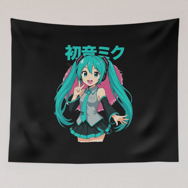 Item preview, Hatsune Miku Cute Chibi Character Front View designed and sold by thedgareky.