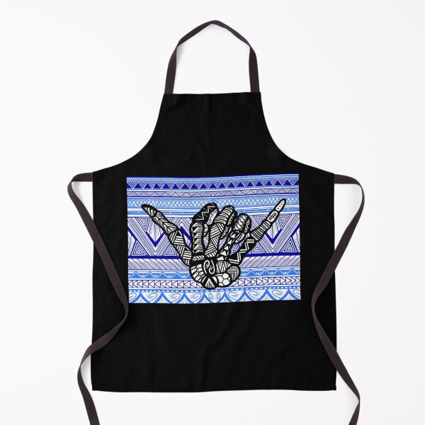 Item preview, Tribal Skeletal Shaka Hand with Blue Tribal Backgound designed and sold by Steeb757.