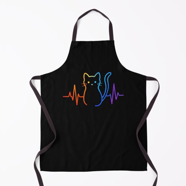 Item preview, Cute Colorful Cat Heartbeat Ekg designed and sold by TyrelKoch.