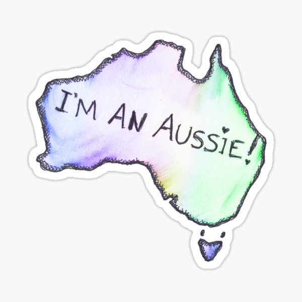 Item preview, I'm An Aussie greeting card  designed and sold by HighwayForSouls.