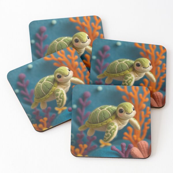 Item preview,  Alby the Sea Turtle of CuddleFish Cove designed and sold by CuddleFish Creations.