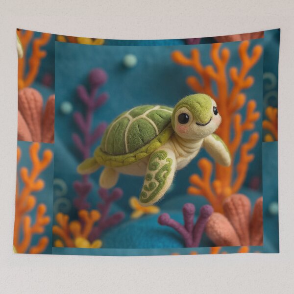 Item preview,  Alby the Sea Turtle of CuddleFish Cove designed and sold by CuddleFish Creations.