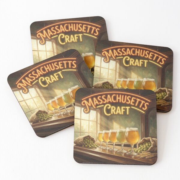 Item preview, The Hazy Revolution Massachusetts Craft Beer Poster designed and sold by Cozy-Old-Pub.