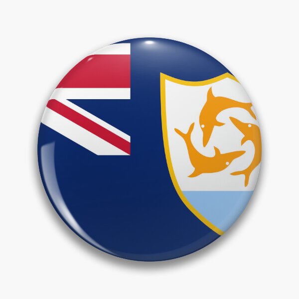 Item preview, Anguilla National Flag Clean Design designed and sold by NTGUILTY.
