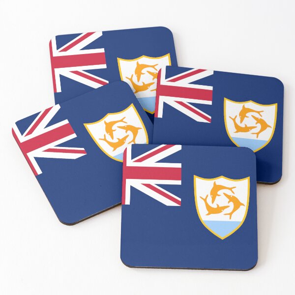 Item preview, Anguilla National Flag Clean Design designed and sold by NTGUILTY.