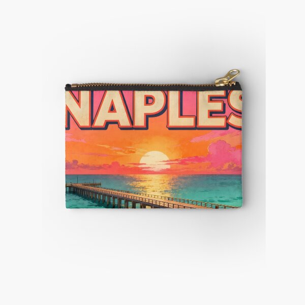 Item preview, Naples, Florida, USA: Vintage-Style Painterly Travel Poster designed and sold by LSVart.