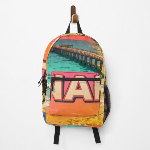 Item preview, Naples, Florida, USA: Vintage-Style Painterly Travel Poster designed and sold by LSVart.