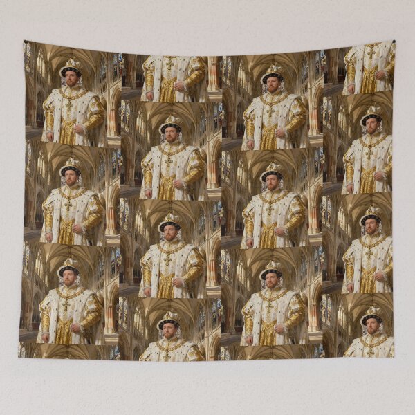 Item preview,  Portrait of King Henry VIII of England Medieval style painting art designed and sold by Vintage Designs +.