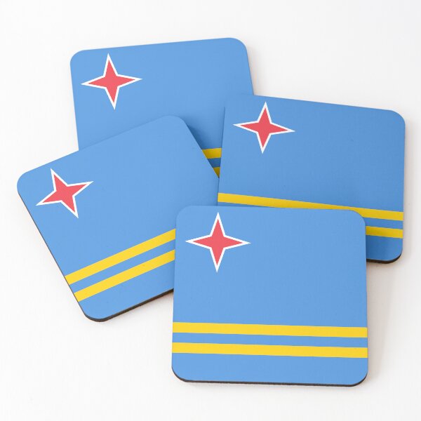 Item preview, Aruba National Flag Minimal Design designed and sold by NTGUILTY.