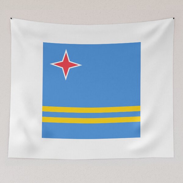 Item preview, Aruba National Flag Minimal Design designed and sold by NTGUILTY.