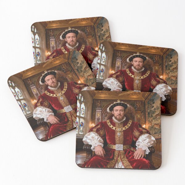 Item preview,  Portrait of King Henry VIII of England Medieval style painting art designed and sold by Vintage Designs +.
