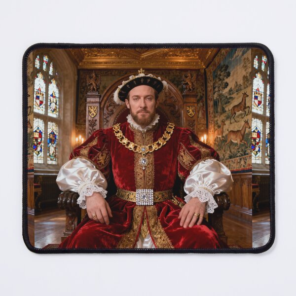 Item preview,  Portrait of King Henry VIII of England Medieval style painting art designed and sold by Vintage Designs +.